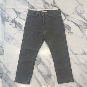 Levi Wedgie Strait High Waisted Grey Jeans